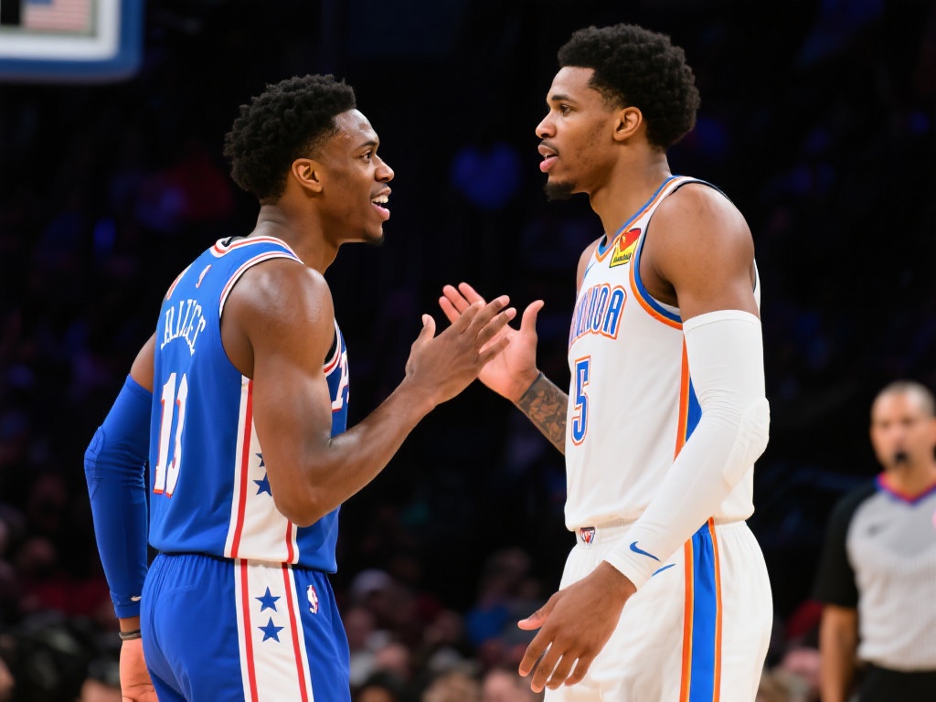 施罗德凶犯亚历山大后,两人场上动作激烈交流 比赛对抗的升华:交流创造信任
篮球比赛