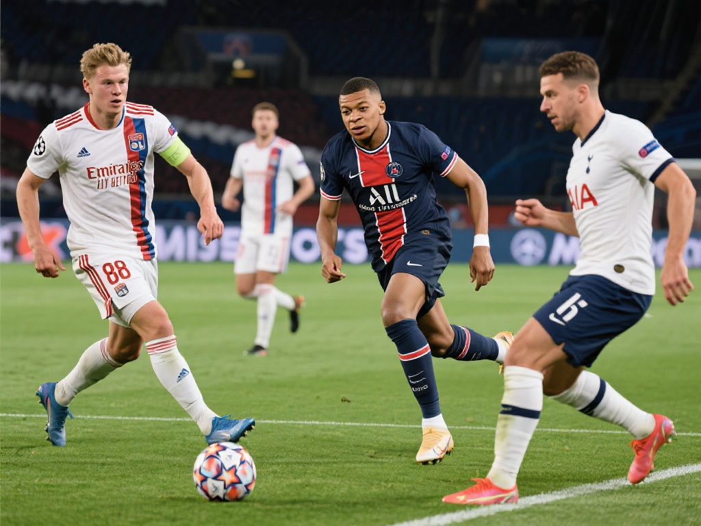 在姆巴佩与三大竞争者的数据对比中，他的射